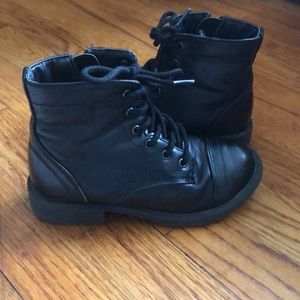 Girls Steve Madden Black Boots